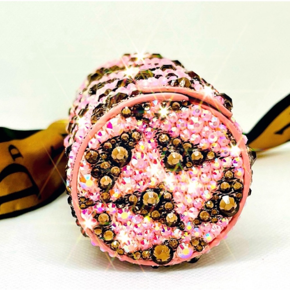 Bedazzled Lipstick Case Keychain - Picture 4 of 7